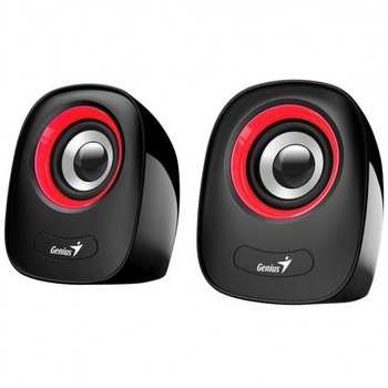 Акустическая система Genius P-Q160 2.0 USB красный (ERC-31730027401)