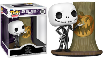 Ігрова фігурка Funko Pop Deluxe the Nightmare Before Christmas Jack Skellington з дверима на Геловін 11.4 см (0889698723114)