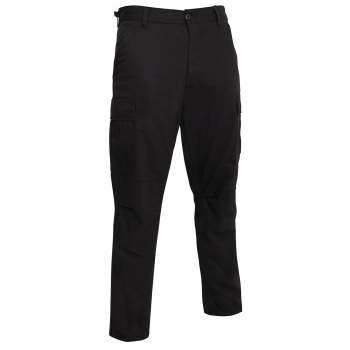 Тактичні штани Rothco Rip-Stop BDU Pant R/S Black рипстоп чорні XS