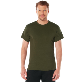 Футболка армейская тактическая ROTHCO USA оливковая Poly/Cotton Olive Drab XL