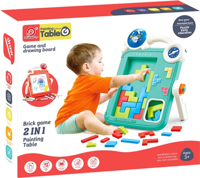 Двусторонняя доска Woopie Tetris 2 in 1 (5904326948808)