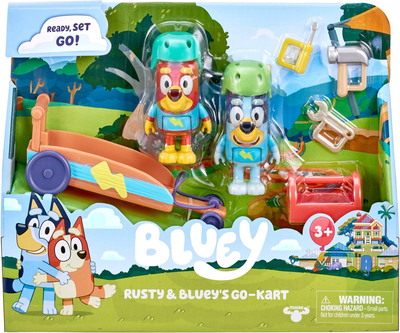 Zestaw Moose Bluey Go-kart z 2 figurkami (0630996173572)