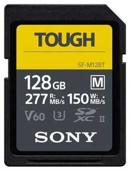 Карта пам'яті Sony SDXC 128GB C10 UHS-II U3 V60 R277/W150MB/s Tough (SFM128T.SYM)