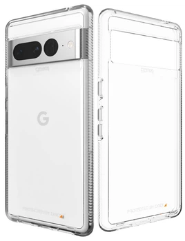 Чехол противоударный ZAGG Gear4 Crystal Palace для Google Pixel 7 Pro (6.7") Прозрачный