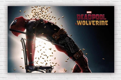 Паперовий плакат "Супергерої Марвел / Marvel. Дедпул / Deadpool, Marvel" 120х75см