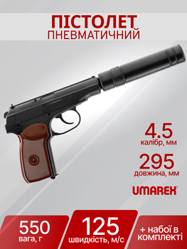 Пистолет пневматический Umarex Legends PM KGB 4,5 мм 5.8145