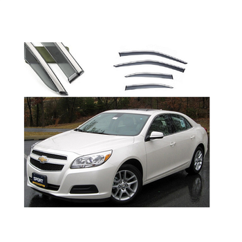 Дефлекторы окон (ветровики) из нержавеющей стали 3D на Chevrolet Malibu (2012-н.в) 4 шт. FLY, BCVMB1223-W/S