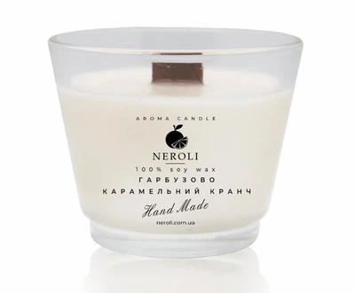 Аромасвеча соевая NEROLI Тыквенно-Карамельный Кранч 100 мл Crystal Grace
