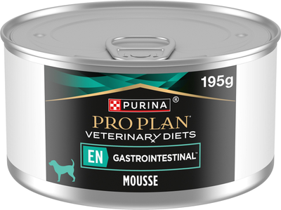 Влажный диетический корм для взрослых собак Purina Pro Plan Veterinary Diets EN Gastrointestinal для устранения расстройств пищеварения, мусс 195 г х 24 шт (7613287858054)