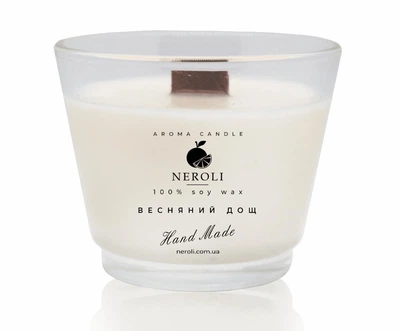 Аромасвеча соевая NEROLI Весенний Дождь 100 мл Crystal Grace