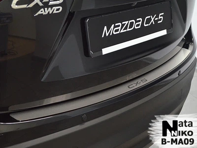 Накладка на бампер Mazda CX-5 2012- без загиба NataNiko B-MA09