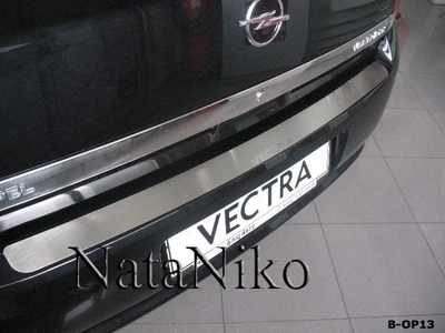 Накладка на бампер Opel Vectra C 4D/5D 2002-2008 без загину NataNiko B-OP13