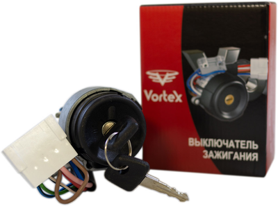Замок зажигания ВАЗ 2110 новый тип VORTEX (точечная подсветка)