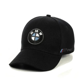 Молодежная кепка с вышивкой БМВ (BMW) One-size 56-59 см Черный