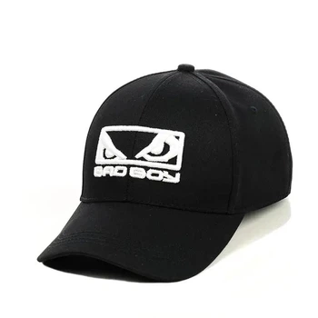 Молодежная кепка с вышивкой Бэдбой (Badboy) One-size 56-59 см Черный с белым