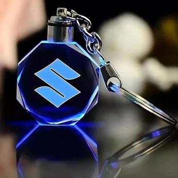 Брелок автомобильный на ключи Сузуки GF авто брелок с логотипом Suzuki с подсветкой (R051071)