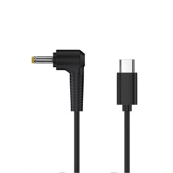 Кабель-адаптер USB Type-C на DC4017 (DC 4.0x1.7mm) з тригером PD 20V/3А 65Вт
