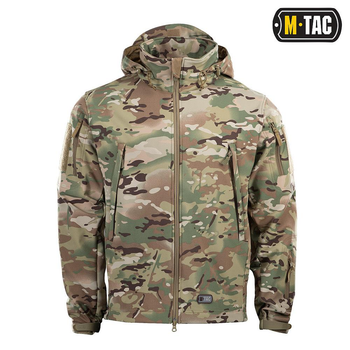 Тактическая M-Tac куртка Soft Shell Multicam мультикам S