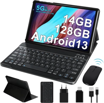 Планшет 10.1" Facetel Q3 14/128Gb 8 ядер Android 13 8000 mAh Серый