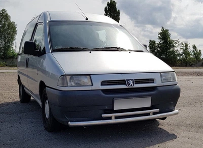 Передняя защита ST016 (нерж) 51/42 мм для Citroen Jumpy 1996-2007 гг