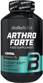 Для суставов и связок пищевая добавка Biotech Arthro Forte 120 таблеток (5999076245062)