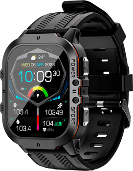 Смарт-часы Oukitel BT20 Black-Orange
