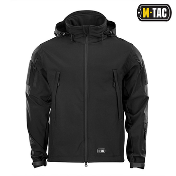 Тактична M-Tac куртка Soft Shell Black чорна M