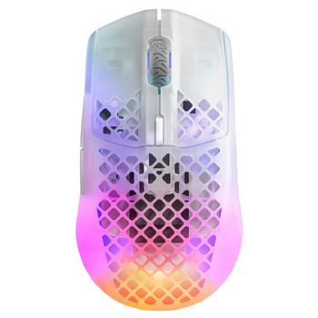 Мышь SteelSeries Aerox 3 Wireless Ghost, RGB, 18000dpi., 6кн., прозрачная