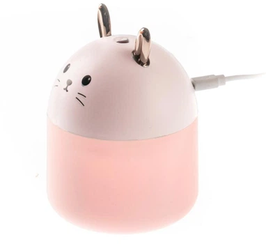 Увлажнитель котик Мини Арома-диффузор Humidifier Meng Chong USB ультразвуковой рожевий