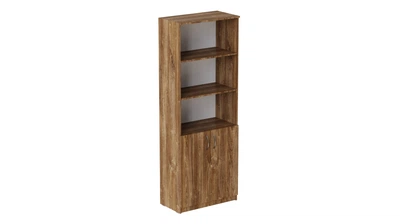Шафа Анжело Ferrum-decor на 5 полиць з 2 дверима 1900x800x380 ДСП Дуб Таверна 16 мм (ANG2110)
