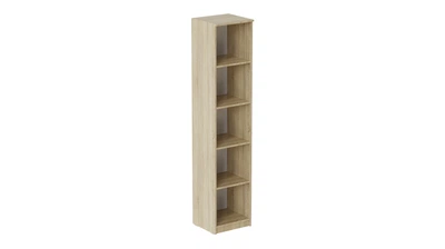 Пенал Анжело Ferrum-decor на 5 полок 1900x400x380 ДСП Дуб Сонома 16 мм (ANG1003)