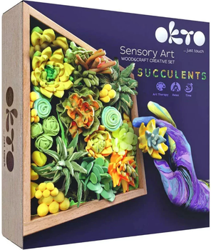 Набір для творчості OKTO Wood&Craft Succulents Energy 21 х 21 см (4820199475825)