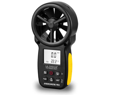 Портативный анемометр La Crosse WS9501 PRO Black-Yellow
