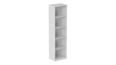 Пенал Анжело Ferrum-decor на 5 полок 1900x500x380 ДСП Белый 16 мм (ANG1042)