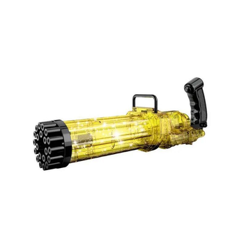 Дитячий генератор мильних бульбашок Gatling BUBBLE GUN жовтий (KB1130YL)