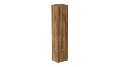 Пенал Анжело Ferrum-decor на 5 полиць з 2 дверима 1900x400x380 ДСП Дуб Таверна 16 мм (ANG1026)