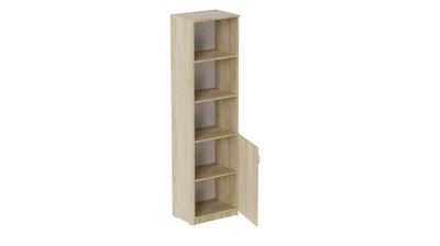 Пенал Анжело Ferrum-decor на 4 полки с 1 дверью 1900x500x380 ДСП Дуб Сонома 16 мм (ANG1059)
