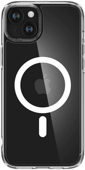 Etui Spigen Crystal Hybrid do iPhone 15 Plus z MagSafe Frost Clear (8809896747721)