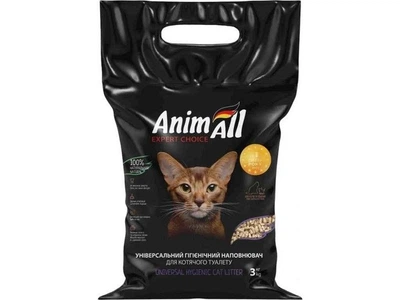 Гігієнічний деревний наповнювач Animall, 3 кг