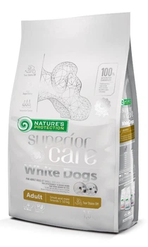 Сухий корм Nature's Protection Superior Care White Dogs Adult Small and Mini Breeds (NPSC45664) з ягням для дорослих собак малих порід з білим забарвленням шерсті, 10 кг