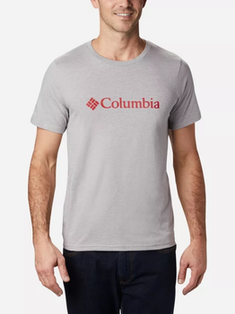 Футболка бавовняна чоловіча Columbia CSC Basic Logo Short Sleeve 1680053039 S Сіра (193553316480)