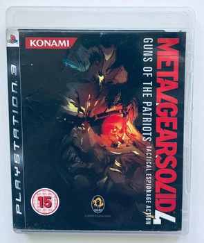 Metal Gear Solid 4: Guns of the Patriots, английская версия - диск для PlayStation 3, Б/У