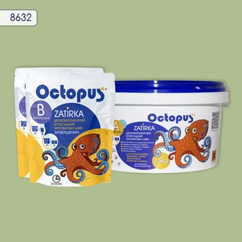 Затирка для плитки Octopus Zatirka хаки 8632 эпоксидная 2,5 кг
