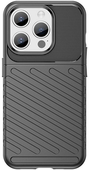 Etui plecki Hurtel Thunder Case do Apple iPhone 15 Pro Black (9145576279533)