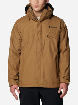 Kurtka jesienna męska z kapturem Columbia Bugaboo III Fleece Interchange Jacket 2096904257 S Brązowa (195980982078)