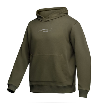 Худі M1 Mono Ukrarmor колекція NAME. Cotton та polyester. Колір Олива L