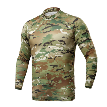 Рашгард тактичний Raptor Ukrarmor Rashguard Multicam. Slim fit, polyester S