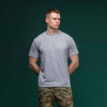 Футболка Basic Military Ukrarmor T-shirt. Cotton and Elastane, сірий S