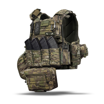 Комплект спорядження Vest Ukrarmor Full (based on IBV) S\M 1-го класу захисту. Мультикам S/M