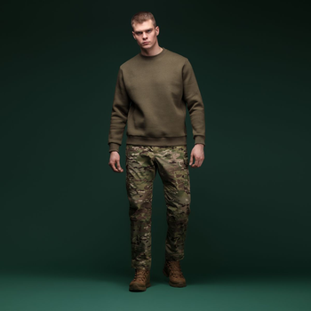 Свитшот Base Soft Ukrarmor Sweatshirt. Свободный стиль. Цвет Олива/Olive XXL